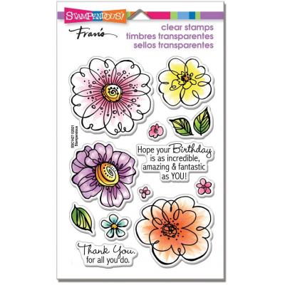 Stampendous Clear Stamps - Blooming Birthday